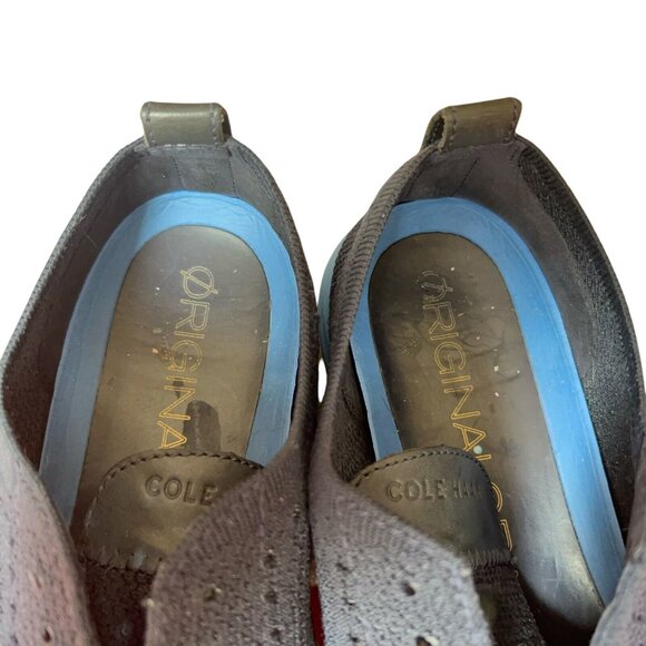 Cole Haan Grand.os Zerogrand Blue Fabric Wingtip Oxford Men 9.5 M Casual Comfort main image 9